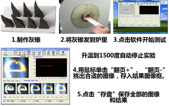 微機(jī)灰熔點(diǎn)測定儀操作步驟